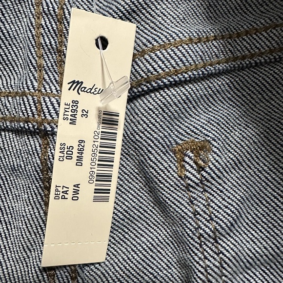 Madewell 9” Mid-Rise Skinny Jeans in Orland Wash- TENCEL Denim Edition - Picture 10 of 12